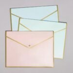 3ct Poly Document Holders with Snap Cover Pastels: Office Supplies File Organizer & Document Sorter - Image 5