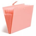 3pk Poly Expandable File Holder Soft Summer: Multicolored Expanding File Organizer, Polypropylene, 13" Height - Image 3